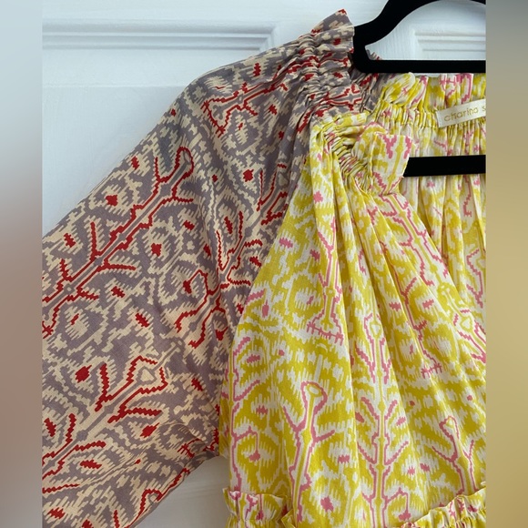 Tuckernuck Blockprint Dress - Size L - Charina Sarte Brand - Picture 4 of 5